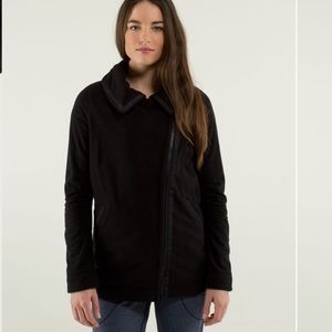 Lululemon Black Moto Jacket Size 6